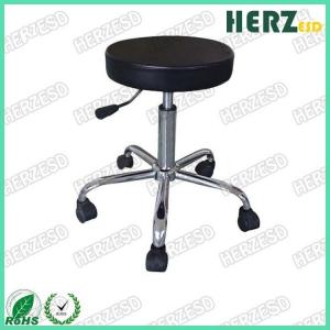 China PU Leather Surface ESD Safe Chairs / Ergonomic Lab Stools Feet Rest Available supplier