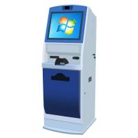 China 19 Inch Self Service Touch Screen Kiosk Terminal With ID Card Reader A4 Printer on sale