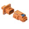 China Conector híbrido de automóviles de 2 pines de Neopower 24A 800V con HVIL y blindaje de 360 ° wholesale
