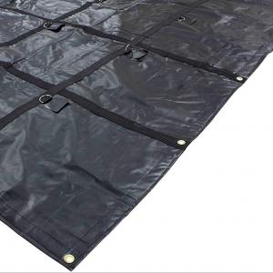 Custom PVC Coated Fabric Flatbed Blue Steel Tarps PVC Tarpaulin Sheet