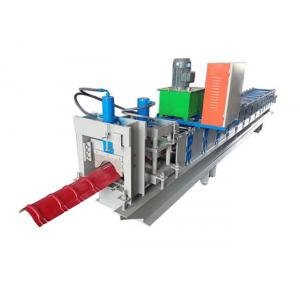 China 10 - 15m / Min Forming Speed Metal Roof Ridge Cap Forming Machine With Long Life supplier
