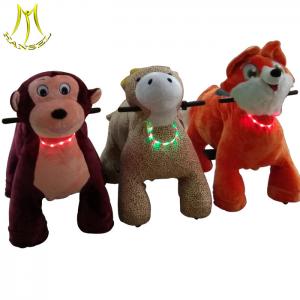 Hansel plush animal toy rides walking animals electric scooter for sale
