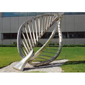 Large Contemporary Art Outdoor Metal Sculpture , Leaf Metal Garden Sculptures