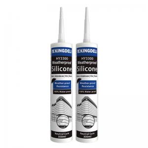 Neutral Adhesives Waterproof Fast Cure Silicone Sealant For Marble