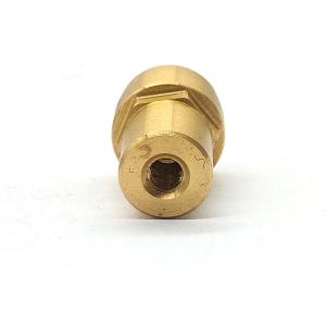 China Gold Plated Brass Machined Components Turning Brass Terminal Connector wholesale