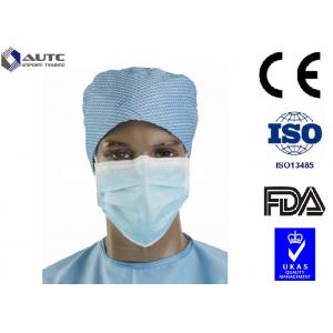 Full Face Sanitary Designer Surgical Masks , Medical Mouth Cover Silk Like Multi Layers