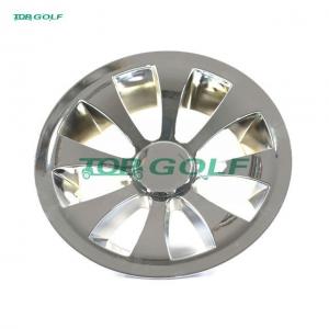 China 10 Turbine Golf Cart Wheel Covers Hub Caps Plastic Material Easy To Install supplier