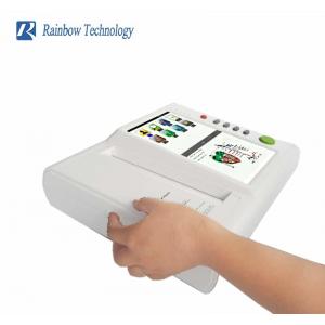 China 14.8V Touch Screen Medical Ecg Machine Data Transfer By Software Pc supplier
