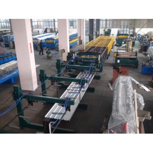 Thin Type Roof Panel Roll Forming Machine , Corrugated Sheet Making Machine Normal Speed