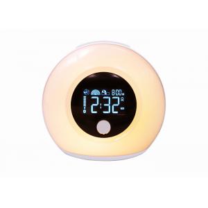 Color Changing Sunrise Wake Up Light Desktop Alarm Clock Touch Lamp Speaker