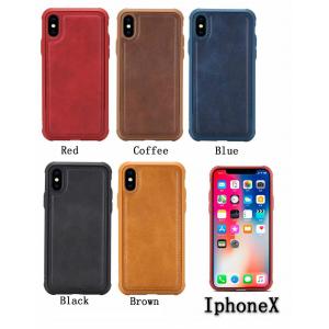 iPhone  Leather TPU Anti-drop Protective Multi-colored Case