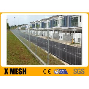 China PVC Coated Or Galvanized Rolltop Weld BRC Fencing Mesh Panel 2.4m High supplier