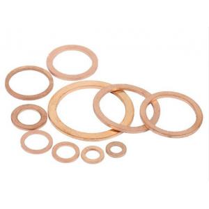 200 Pcs M5 - M14 Assorted Solid Copper Gasket Washers Seal Flat Ring Set With Box