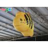 China Amusement Parks Yellow Tropical Fishes 2m Inflatable Lighting Decoration wholesale
