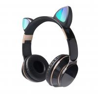 China Portable Wireless Stereo Headphone Bluetooth Cat Ear Earphones on sale