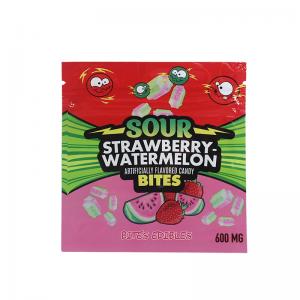 Gummies Bag Side Seal Bags with Digital Printing and Glossy Surface Handling