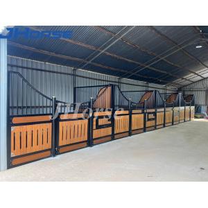 Powder Coated Euro Horse Stalls Customizable Construction