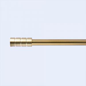 China Rose Gold Coloured 25/28 mm Curtain Rod Set Pole Iron Curtain Tube Wholesale Curtain Rod supplier