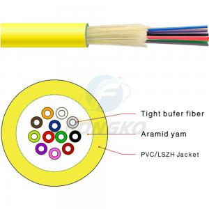 China 12F 12 Core CCTV Camera Cable Indoor Flame Retardant Cable 6mm supplier