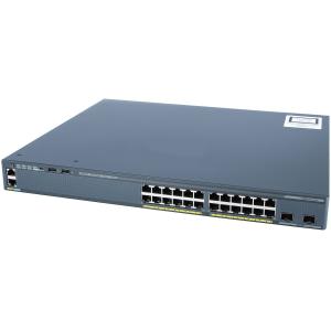China La série C2960X 24 ports Gigabit Ethernet POE 370W Lan Base Switch WS-C2960X-24PD-L supplier