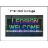 P10 RGB led Scrolling display message board Outdoor full color LED display