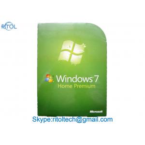 China Microsoft Windows 7 Install Disk , PC Systems Windows 7 Home Premium 64 Bit 32 Bit supplier