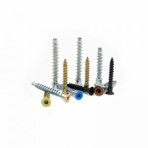 China Countersunk Hexagonal Self-Tapping Screws Cross-Wire Straight-Trimming Wood Screw Kitchen Cabinet supplier