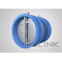 China Ductile iron Duo check valve Dual-plate Wafer Type Rubber Resilient Seated on sale
