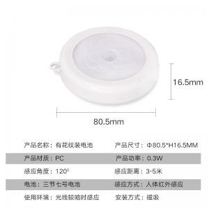 Battery Intelligent Induction Night Light Magnetic Rechargeable Under Cabinet Lighting