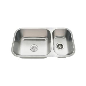 CUPC Certificado 304 de aço inoxidável lavatório de cozinha Double Bowls Undermount