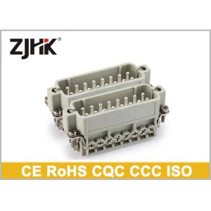 China Conector de carga pesada retangular da série HA 32 pin 16 amp plug Socket Conector retangular supplier