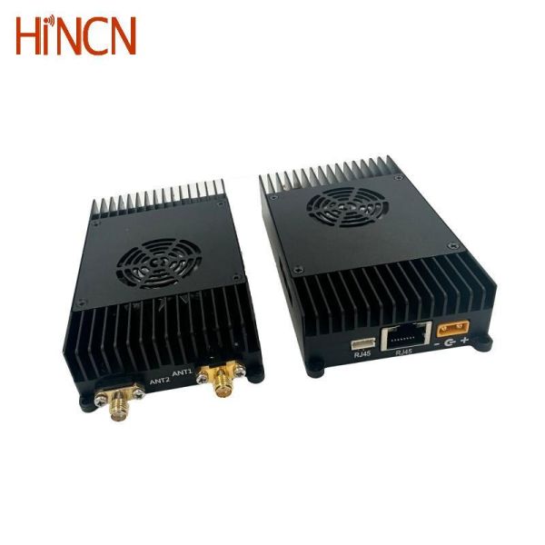 FHSS Video Wireless Data Link Transmitter 55km 80km For Drone UAV
