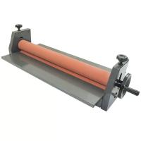 China Max Laminating Width 1000mm LBS1000 Manual Cold Roll Laminator with Rubber Rollers on sale