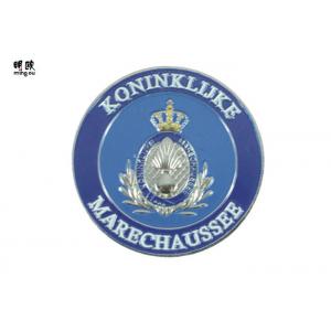 Blue Color Design Custom Challenge Coins Army Using 38 * 38 * 3.5mm