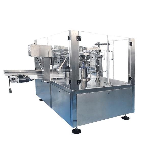 Rotary Doypack Packaging Machine with Vacuum/Nitrogen Filling and Dust Removal System for Residual Oxygen <0.5%