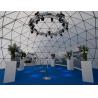 Big Transparent Sphere Wedding Party Tent , White / Red / Yellow Event Dome Tent