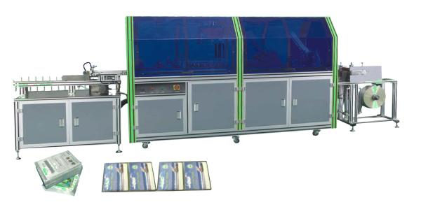 Automatic Single Card Or Multi Card Packing Machine Card Wrapper PLC Controlled