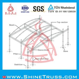 Hot sale performance tent exhibition event spigot Truss