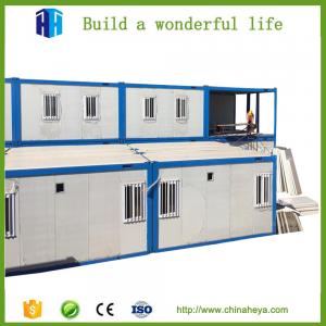 China prefabricated duplex steel frame container modular camp house for sale in greece supplier