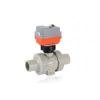 China Electric Actuated PVC Ball Valve With JP Connection Standard on sale