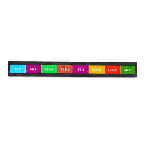 China Shelf Edge Stretched Bar LCD , WiFi 4G LTE Ultra Wide Stretched Displays supplier