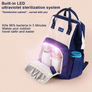 Waterproof Travel LED UV Baby Disinfection Diaper Bag
