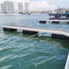 China Lake Aluminum Floating Docks Pontoon Walkway Cheap Jet Ski Floating Cube Pontoon Boat Dock wholesale