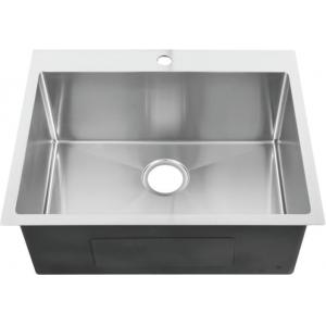 Handcrafted Top Mount Stainless Steel Kitchen Sink With Radius R10 Coved Corners