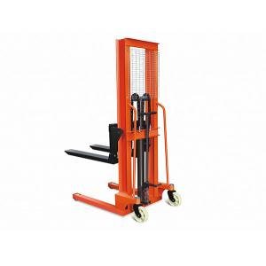 China Hand Manual Hydraulic Pallet Stacker Adjustable For Warehouse supplier