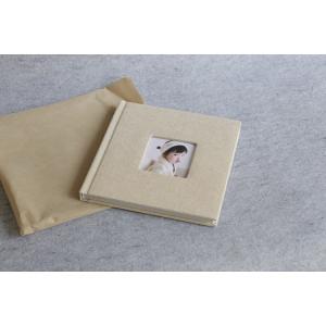 China 12x12 Large Baby / Friends Fabric Covered Photo Album With Stain Resistant Inner Page supplier