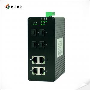 4 Ethernet Gigabit Ports + 4 SFP Gigabit Industrial Ethernet Switch