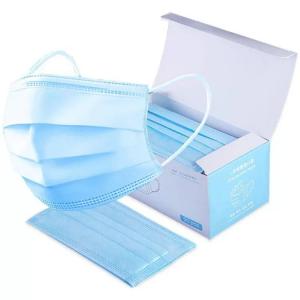 China Hospital Use 3 Ply Face Mask , Dust Proof Face Mask With Elastic Ear Loop supplier