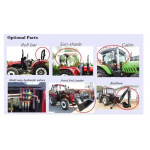 China China Factory Supply 55HP 4WD Mini/front tyre Garden/Orchard/Agricultural/flat tyre Farm Tractor tractor with front end wholesale