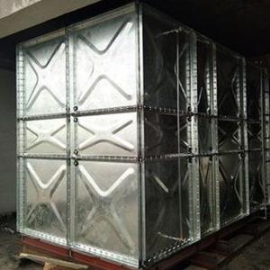 Temporary Hdg Galvanized Steel Water Tank Durable For Hospital / Government